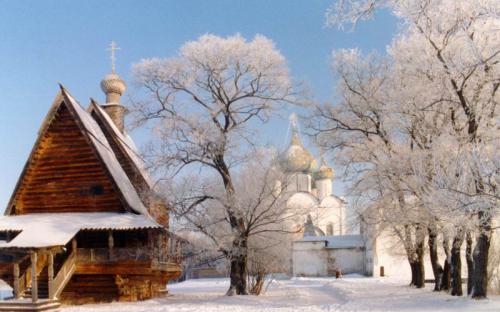 Никольская деревянная церковь. Кремль. Суздаль